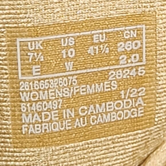 CLARKS COLLECTION Brynn Step Women's 10 W WIDE Adj Rose Gold Leather Sandal NWT - Picture 9 of 9